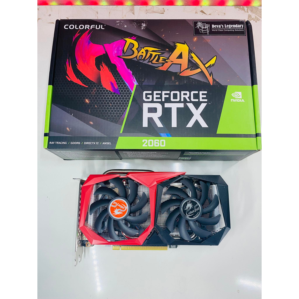 ขายการ์ดจอมือสอง Colorful GeForce RTX 2060 6GB NB V2 | Shopee Thailand