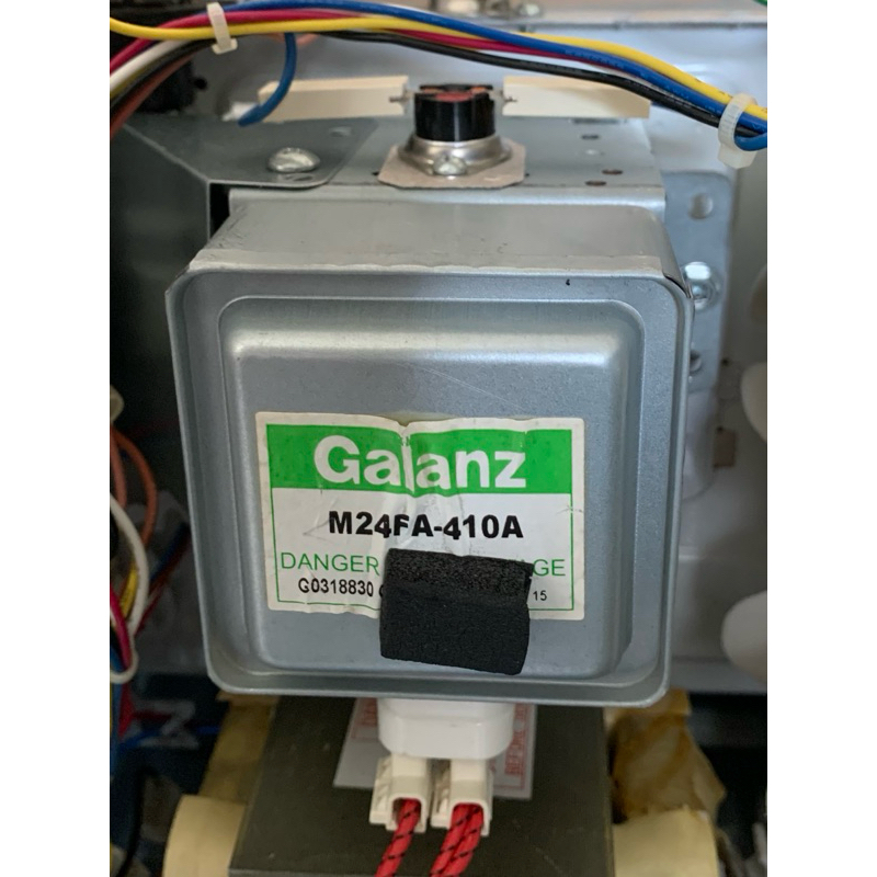 แมกนีตรอนไมโครเวฟ GALANZ เบอร์ M24FA-410A ของมือสองถอดจากเครื่อง ...