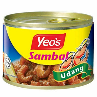 5 Cans Yeos Sambal Prawn 160g