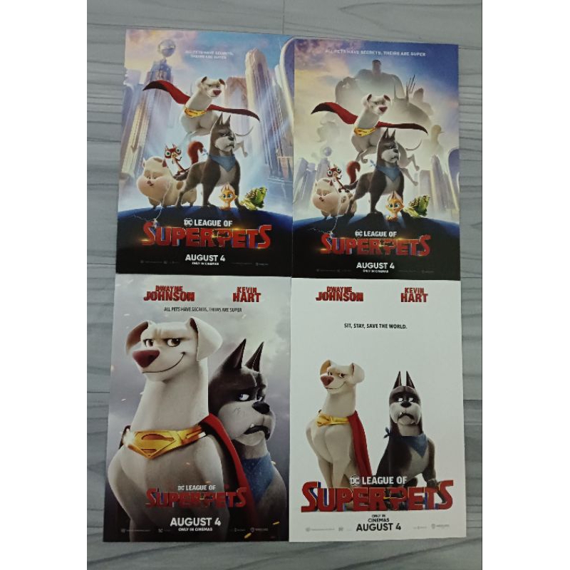 (4 ใบ 59 บาทเท่านั้น) โปสการ์ด Super Pets จาก Major Cineplex Postcard ...