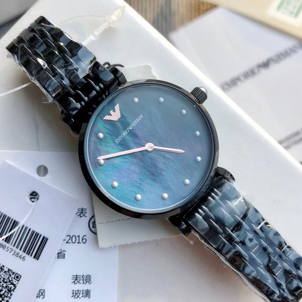 รุ่นที่ขายดี！นาฬิกาผู้หญิง Emporio Armani นางฟ้าตัวน้อยต้องมี! หมายเลข ...