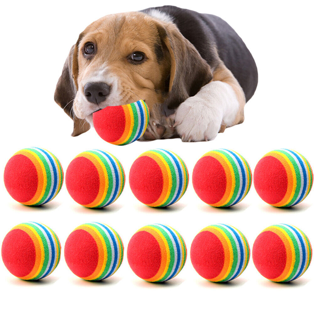 ลูกบอลโฟมสีรุ้งของเล่นสำหรับสัตว์เลี้ยง-ของเล่นลูกบอล-สีรุ้ง-สําหรับสัตว์เลี้ยง-สุนัข-แมว