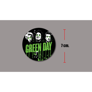 sticker pvc green day สติกเกอร์ วงดนตรี กรีนเดย์ งานออฟเซ็ทแท้ pvc กันน้ำ กันแดด