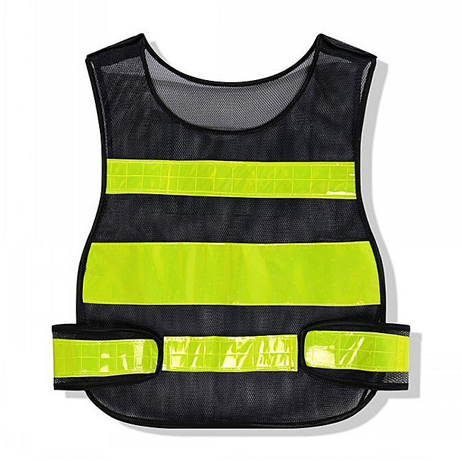 SM Reflective vest เสื้อกั๊กสะท้อนแสงกลางคืน รุ่นตาข่าย เสื้อจราจร ...