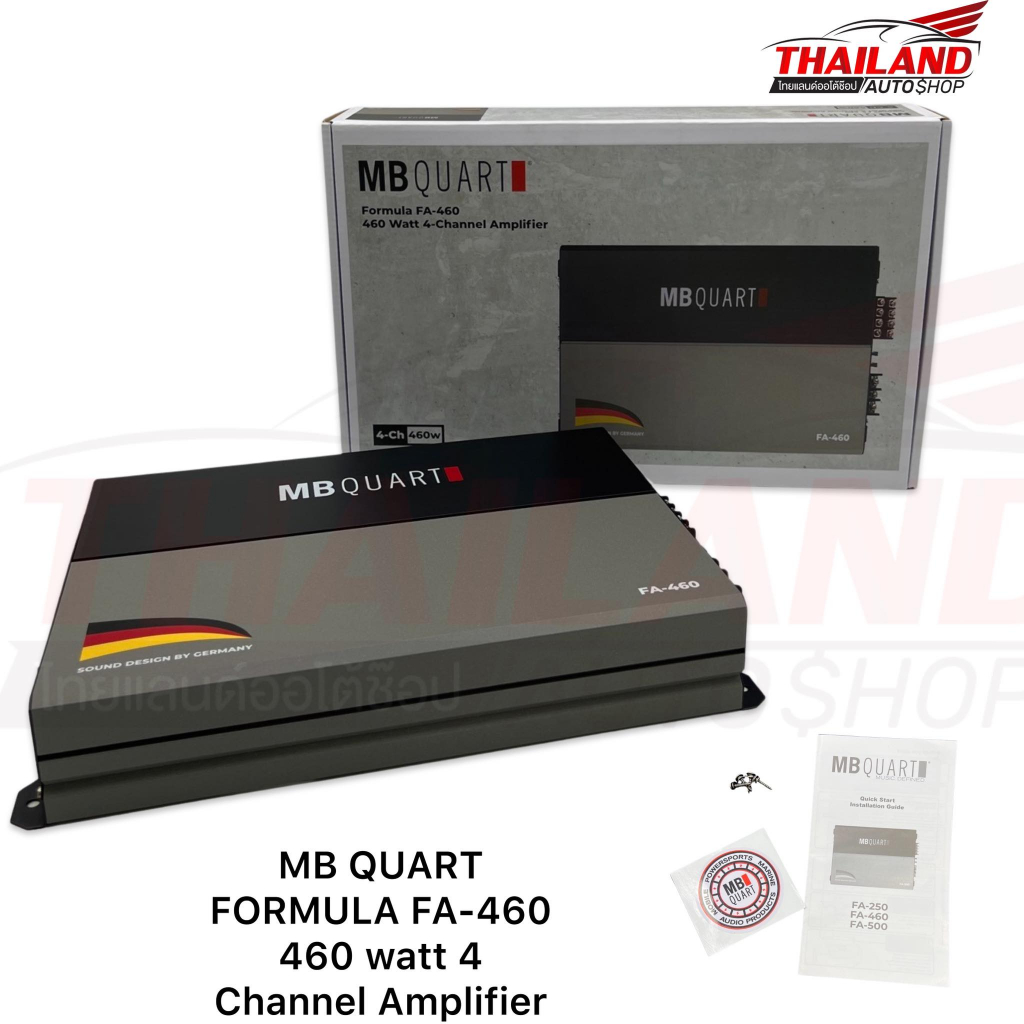 MB QUART FORMULA FA 460 460 Watt 4 Channel Amplifier 