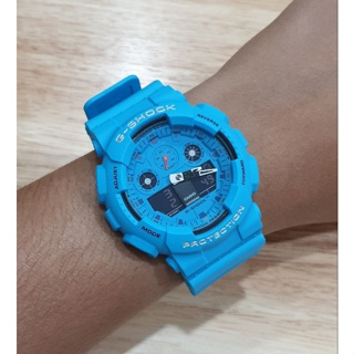 [ของแท้] Casio G-Shock นาฬิกาข้อมือ รุ่น GA-100RS-2ADR  รับประกันศูนย์ CMG 1 ปี