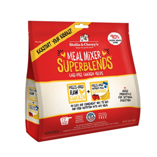 อาหารสุนัข Stella &amp; Chewy’s Meal Mixers Superblends สูตร Cage-Free Chicken ขนาด 92 g