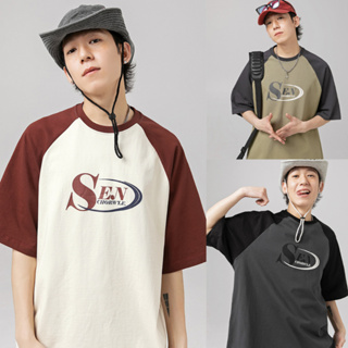 เสื้อยืดแขนสั้นมินิมอลสไตล์เกาหลี Premium T-Shirt minimal