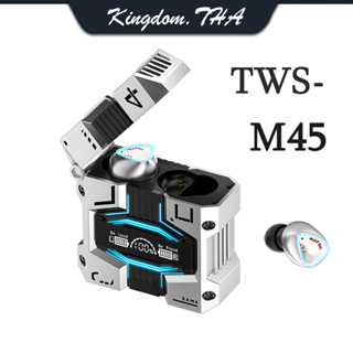 KDT M45-TWS หูฟังไร้สาย ชุดหูฟังเล่นเกมไร้สาย บลูทูธ ควบคุมแบบสัมผัส ลดเสียงรบกวน กันน้ํา ตัดเสียงรบกวน