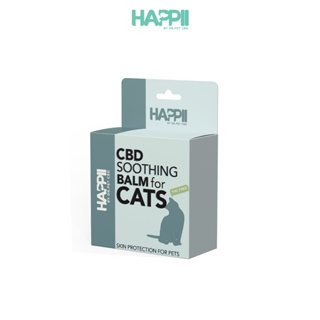 Happii CBD Soothing Balm for cats l ผลิตภัณฑ์บาล์มทาผิวหนังสัตว์เลี้ยง แมว 15g ( รหัส 1108104 )