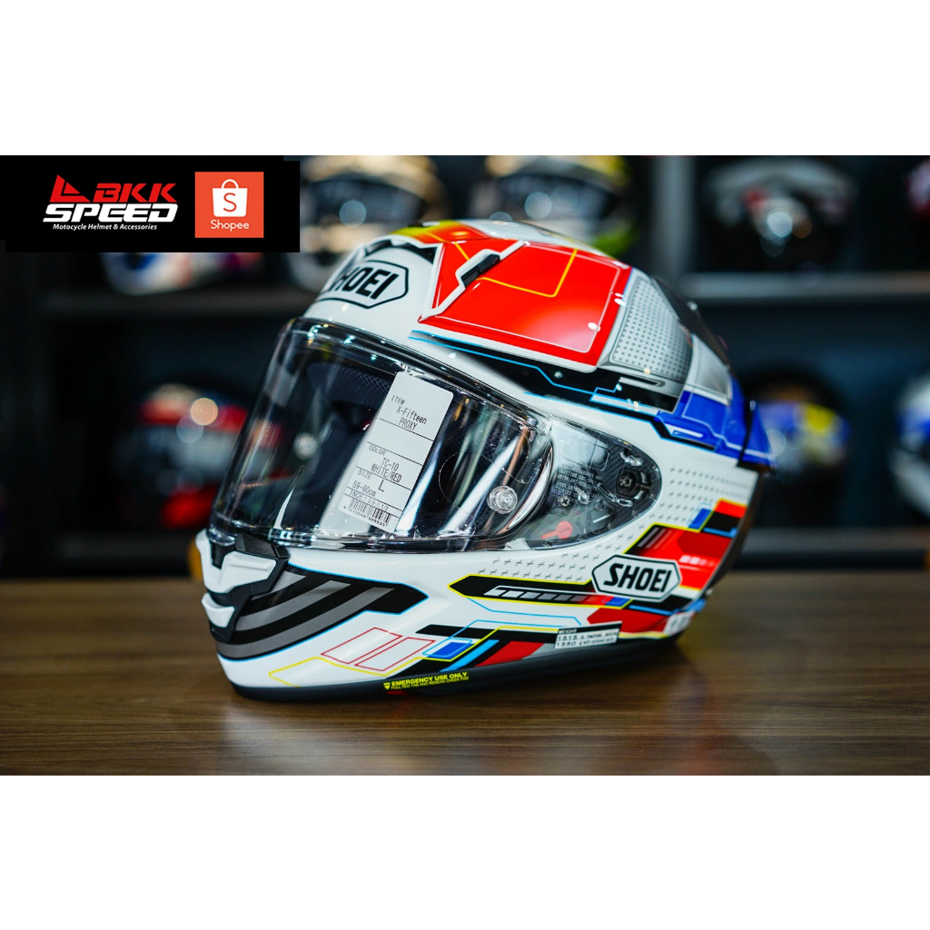 shoei-x15-proxy-tc10-tricolor-ลายใหม่-ปลายปี-2023