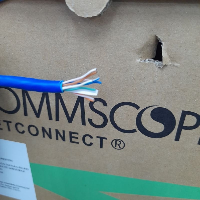 สายแลน Commscope CS30 (คอมสโคป) UTP CAT6 ยาว 305เมตร (ภายในอาคาร ...