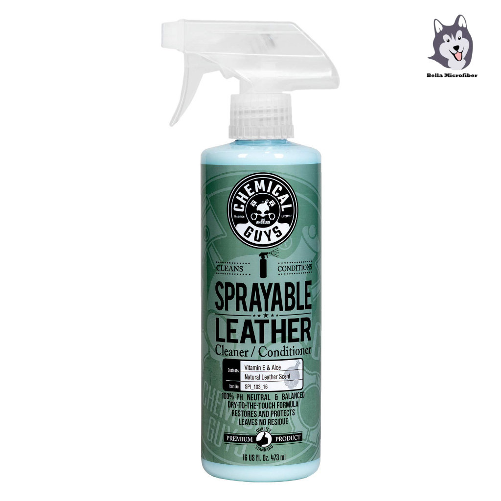 Chemical Guys Sprayable Leather Cleaner & Conditioner in One (16 oz)ขวด