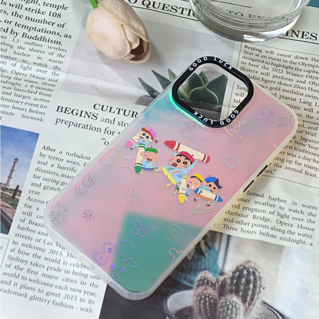 พร้อมส่งในประเทศไทย-เคสโทรศัพท์มือถือ-ลายเครยอนชินจัง-สําหรับ-iphone-11-12-13-14-promax-14plus-xsmax-7-8-plus-se2020