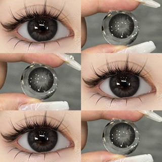 {COD}-EYESHARE BEAUTYEYE คอนแทคเลนส์สีดำ 1 คู่ 14.5 มม. คอนแทคเลนส์ช็อกโกแลตเลนส์ประจำปี