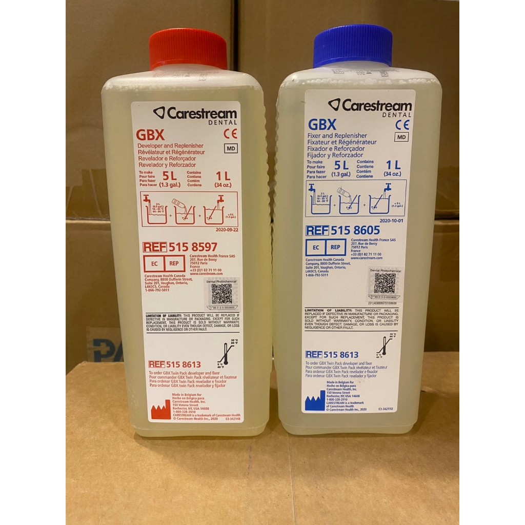 CARESTREAM น้ำยาล้างฟิล์มเอกซเรย์ Fixer-Developer 500 มล.(ลอตใหม่ ...