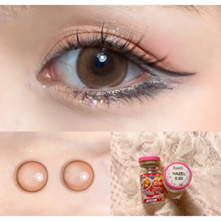 💖 Kitty kawaii mini Ella hazel สายตา -00 ถึง -1000 Contactlens  บิ๊กอาย คอนแทคเลนส์ ราคาถูก แถมตลับฟรี