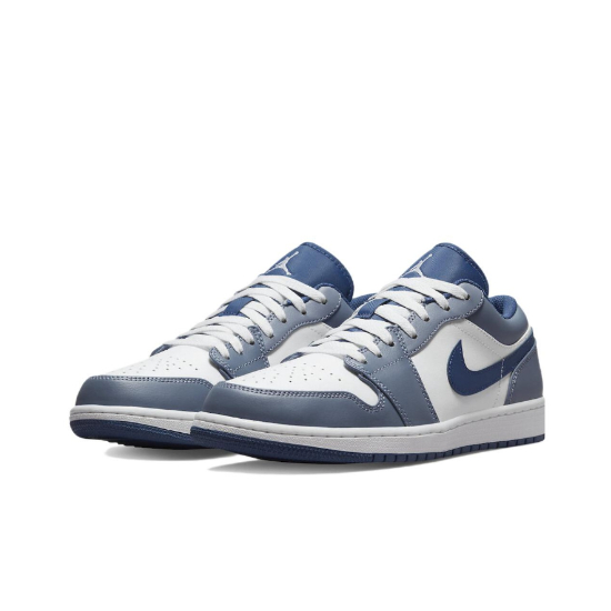 รองเท้าบาสเก็ตบอล-air-jordan-1-low-retroน้ำเงิน