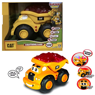 Toy State Caterpillar CAT Buildin Crew Lightning Load Haulin Harry Dump Truck Light & Sound Vehicle
