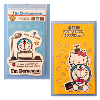 Doraemon , Hello Kitty 💮สติ๊กเกอร์ ทนแดด 🌞ทนฝน 💦 Made in Japan 🎌