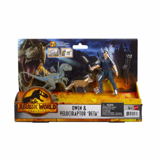 Jurassic World Owen Grady &amp; Velociraptor Beta