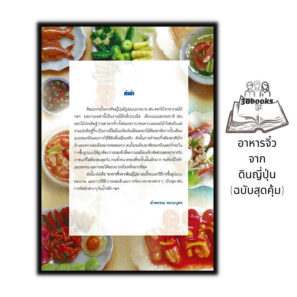 หนังสือ-อาหารจิ๋วจากดินญี่ปุ่น-ฉบับสุดคุ้ม-งานฝีมือ-งานประดิษฐ์-การปั้น-งานอดิเรก