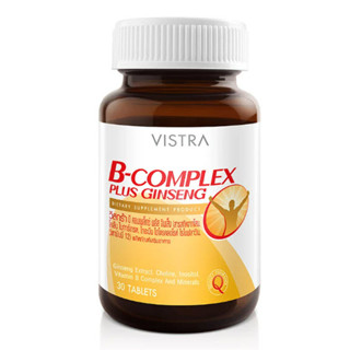 VISTRA B-Complex Plus Ginseng 30 เม็ด