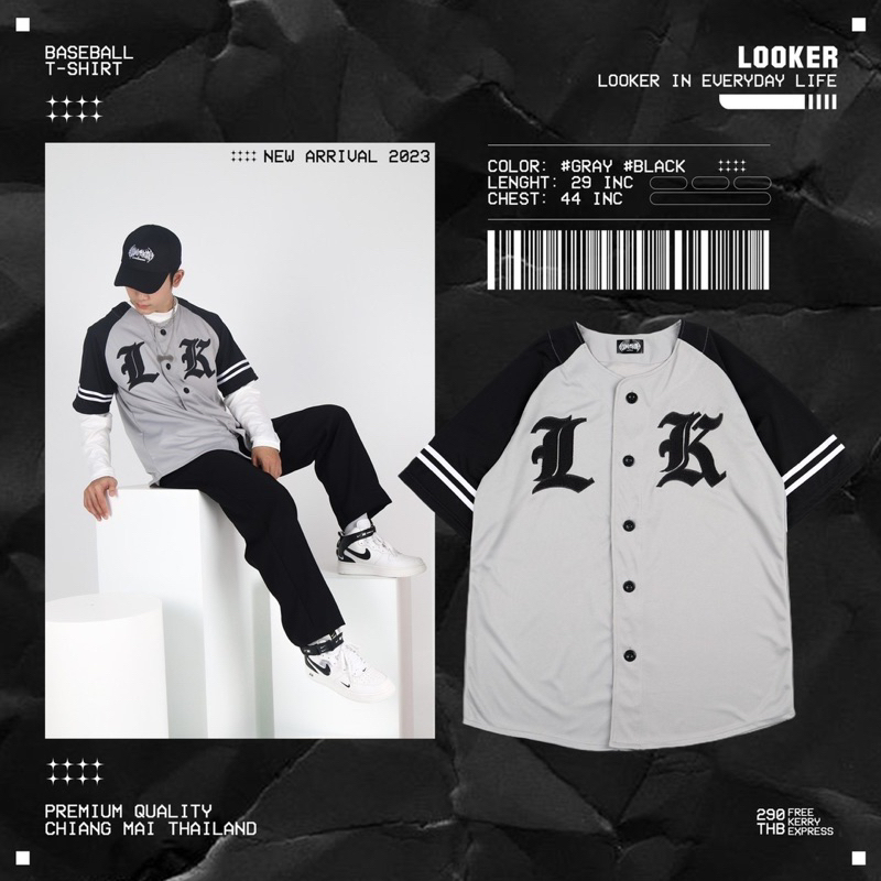 looker-เสื้อ-baseball-ปักโลโก้-9-clothing