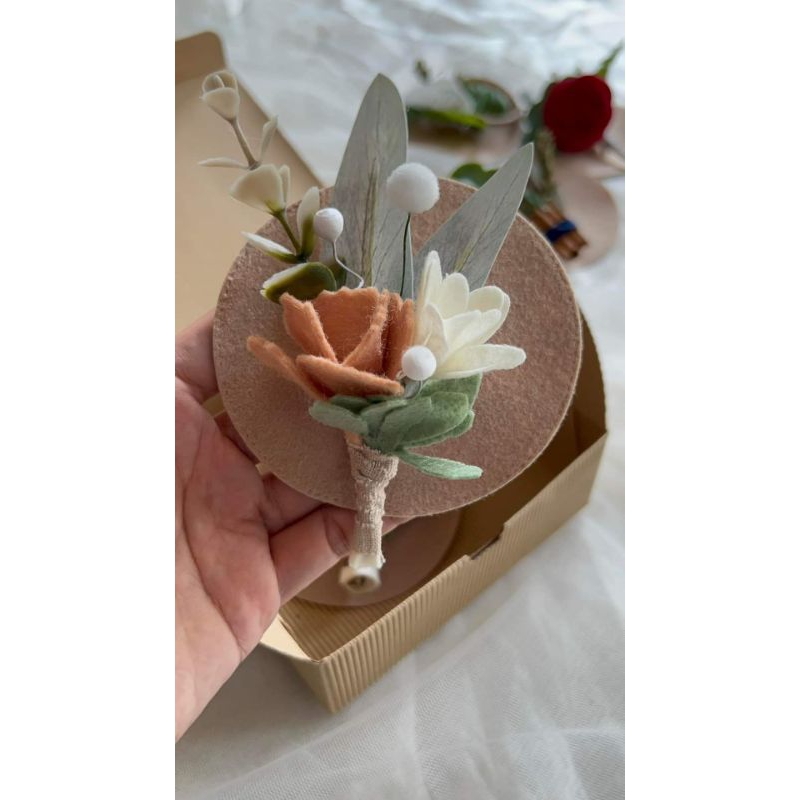 เข็มกลัดดอกไม้-รุ่น-sweet-piece-สำหรับสูท-งานมงคล-งานแต่งงาน-ปรับสีดอกไม้ได้
