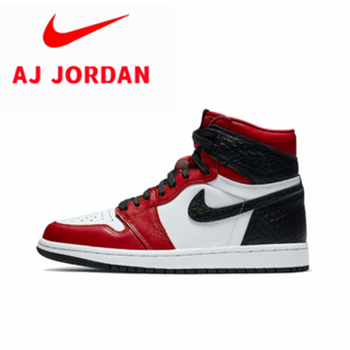 Air Jordan 1 High OG Satin Red Chicago  Womens  New  การทดสอบการสนับสนุนของแท้ 100%