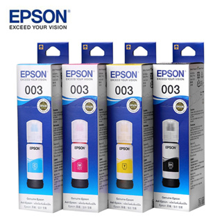 หมึก epsonรหัส 003 จากศูนย์แท้ 100% สินค้าเอปสันไทยแลนด์ {สามารถออกใบแจ้งหนี้ได้}