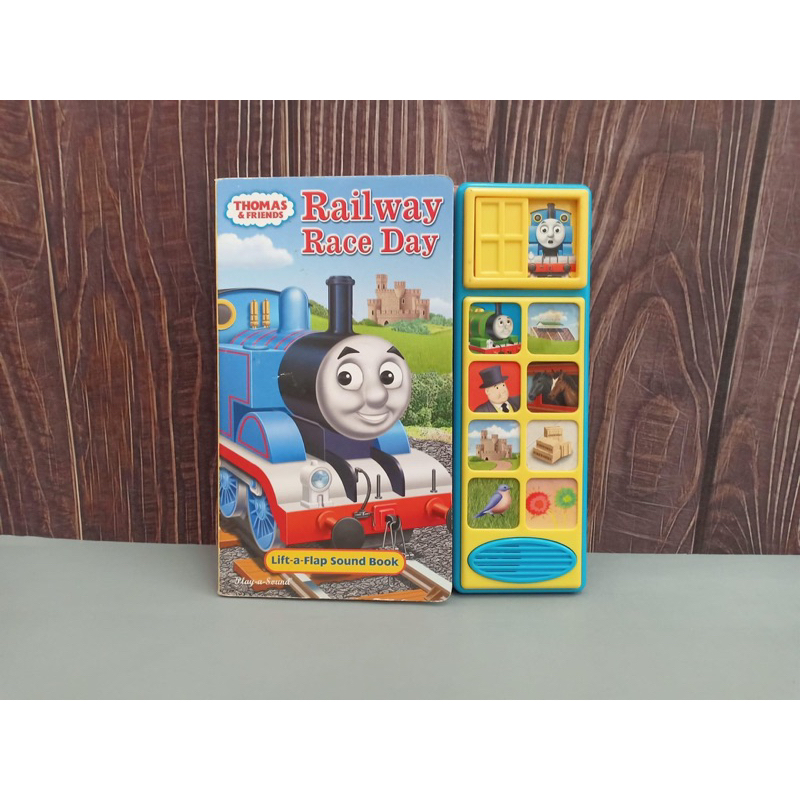 thomas-amp-friends-railway-race-day-หนังสือboardbookมือสอง