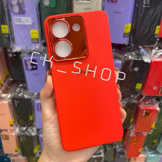 เคสกำมะหยี่สีพื้น ขอบโครเมียม✨สำหรับรุ่น Samsung A02S/A04S/A9Pro/A9/A04/A14📮พร้อมส่งในไทย🚚🚛🚲