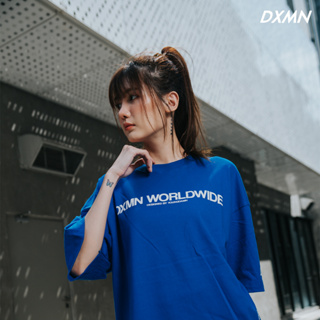 DXMN Clothing "DXMN WORLDWIDE" Oversized Tee (Blue)