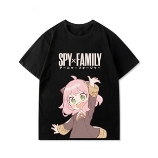 SPY×FAMILY เสื้อยืดผ้าฝ้ายลายการ์ตูนน่ารัก Arnia Summer Unisex