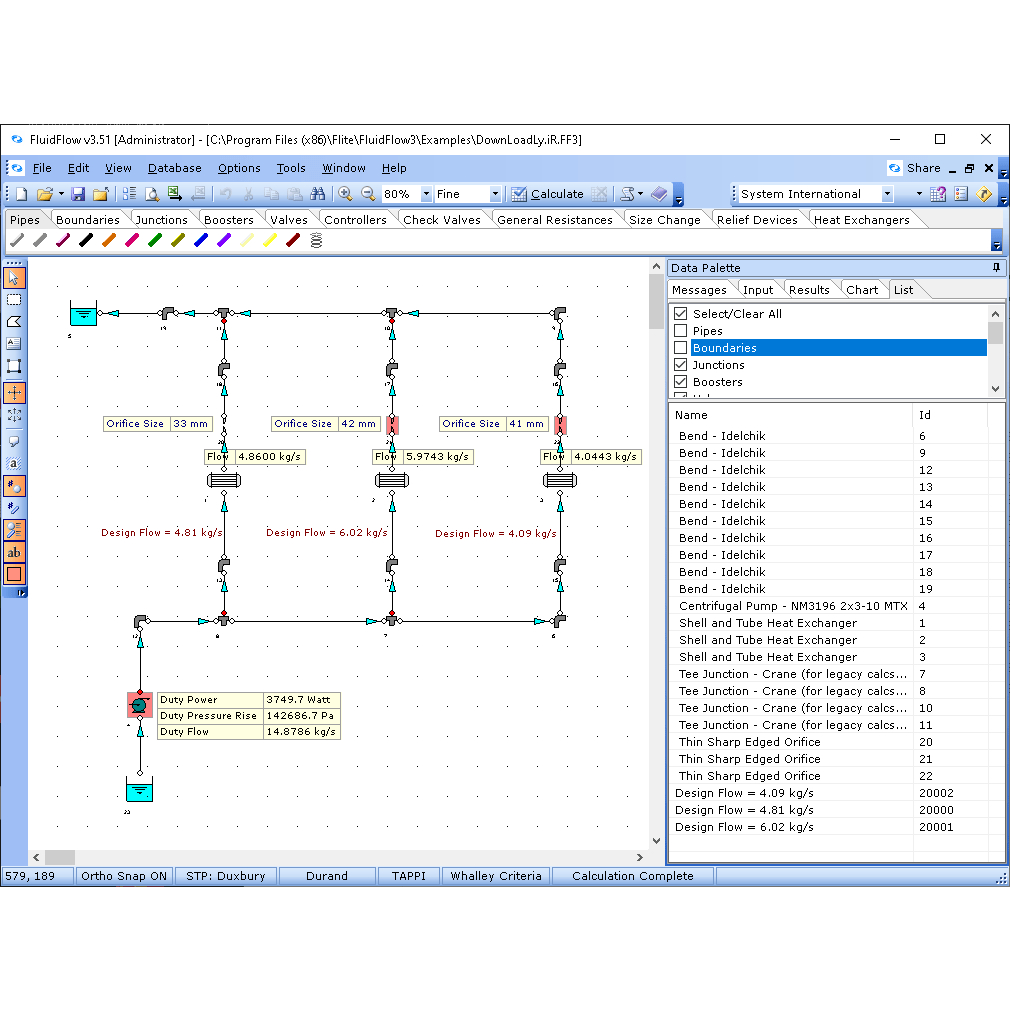 fluid-flow-piping-sytems-v-3-52-windows-software-ออกแบบระบบท่อ-คำนวณแรงดัน