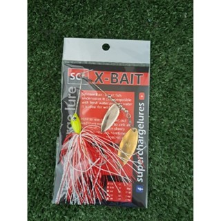 เหยื่อตกปลาสปินเนอร์เบทซุปเปอร์ชาร์ทX-Bait