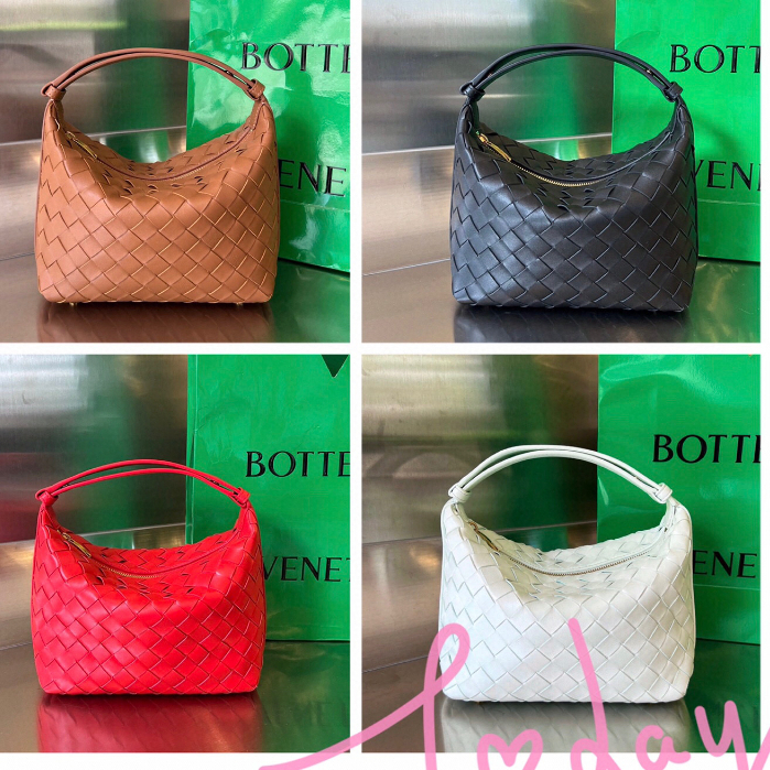 พรี-ราคา10100-bottega-veneta-754443-bvwallace-หนังแกะ-กระเป๋าสะพายไหล่22x13x9-5cm