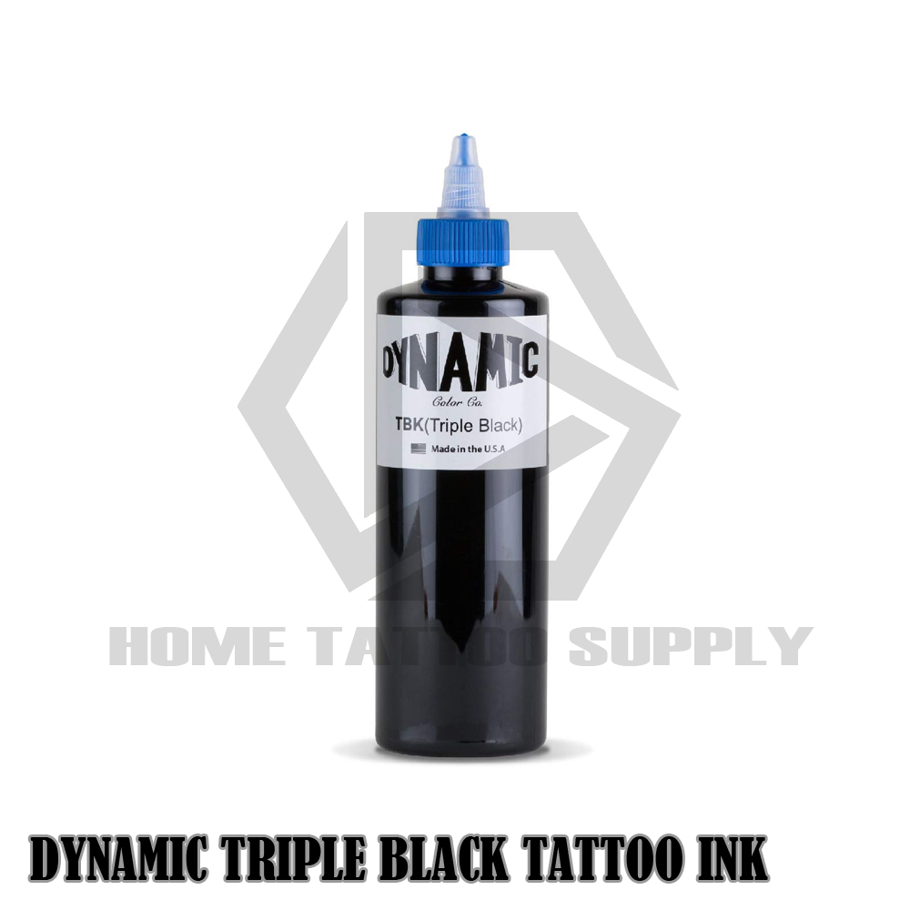 หมึกสีดำสำหรับสัก สีไดนามิค TBK สีดำ DYNAMIC TRIPLE BLACK TATTOO INK
