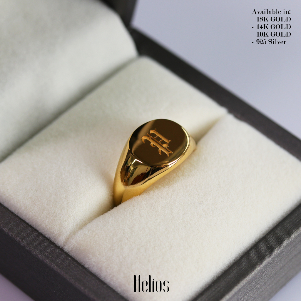 Signet Ring - Signature Large เครื่องประดับเงินแท้ 925 Silver | Shopee ...