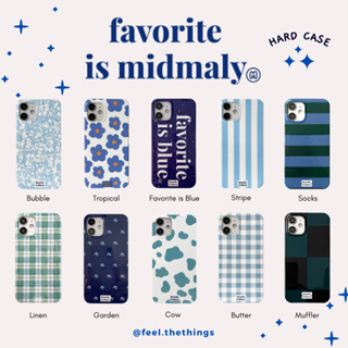 [Pre-order] midmaly ⓜ — hard case เคสแข็งเปิดหัวท้าย เคสไอโฟน เคสซัมซุง