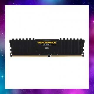 8GB (8GBx1) DDR4/2400 RAM PC (แรมพีซี) CORSAIR VENGEANCE LPX (BLACK) ประกันLT