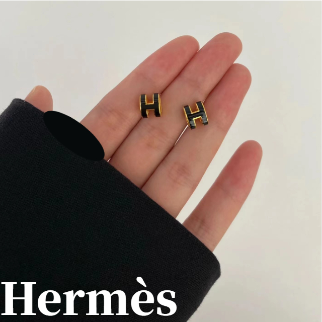 แอร์เมส-ต่างหู-hermes-mini-pop-h-ผู้หญิง-สไตล์มินิ-คลาสสิก-สไตล์ขายดี