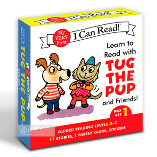 DKTODAY หนังสือ MY VERY FIRST I CAN READ BOX SET 1:LEARN TO READ WITH TUG THE PUP&amp;FRIENDS!