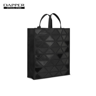 DAPPER กระเป๋าถือ DAPPER-RE Upcycled Leather Tote Bag สีดำ (BMTB1/1005SP)