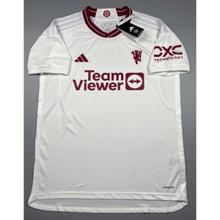 (aaa) เสื้อฟุตบอล ทีมแมนยูเยือนขาว ปี 2023/2024