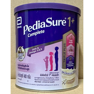 สินค้า Pediasure พีเดียชัวร์ คอมพลีท 1+ , ขนาด 400 กรัม x 1 กระป๋อง