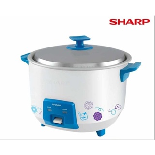 [เหลือแต่สีฟ้า] หม้อหุงข้าว ขนาด 1.1 ลิตร  Sharp รุ่น KSH-Q11