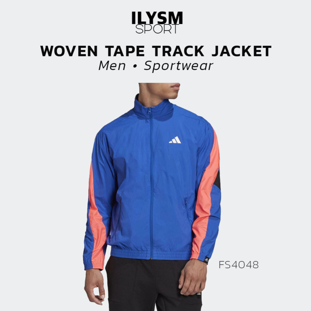 Adidas WOVEN TAPE TRACK JACKET FS4048 Shopee Thailand