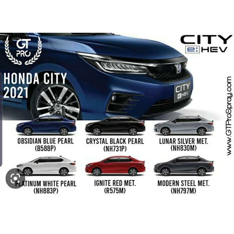 สีพ่น2K Honda 731P 797M B588P 830M 883P R575M NH700M NH821M | Shopee ...
